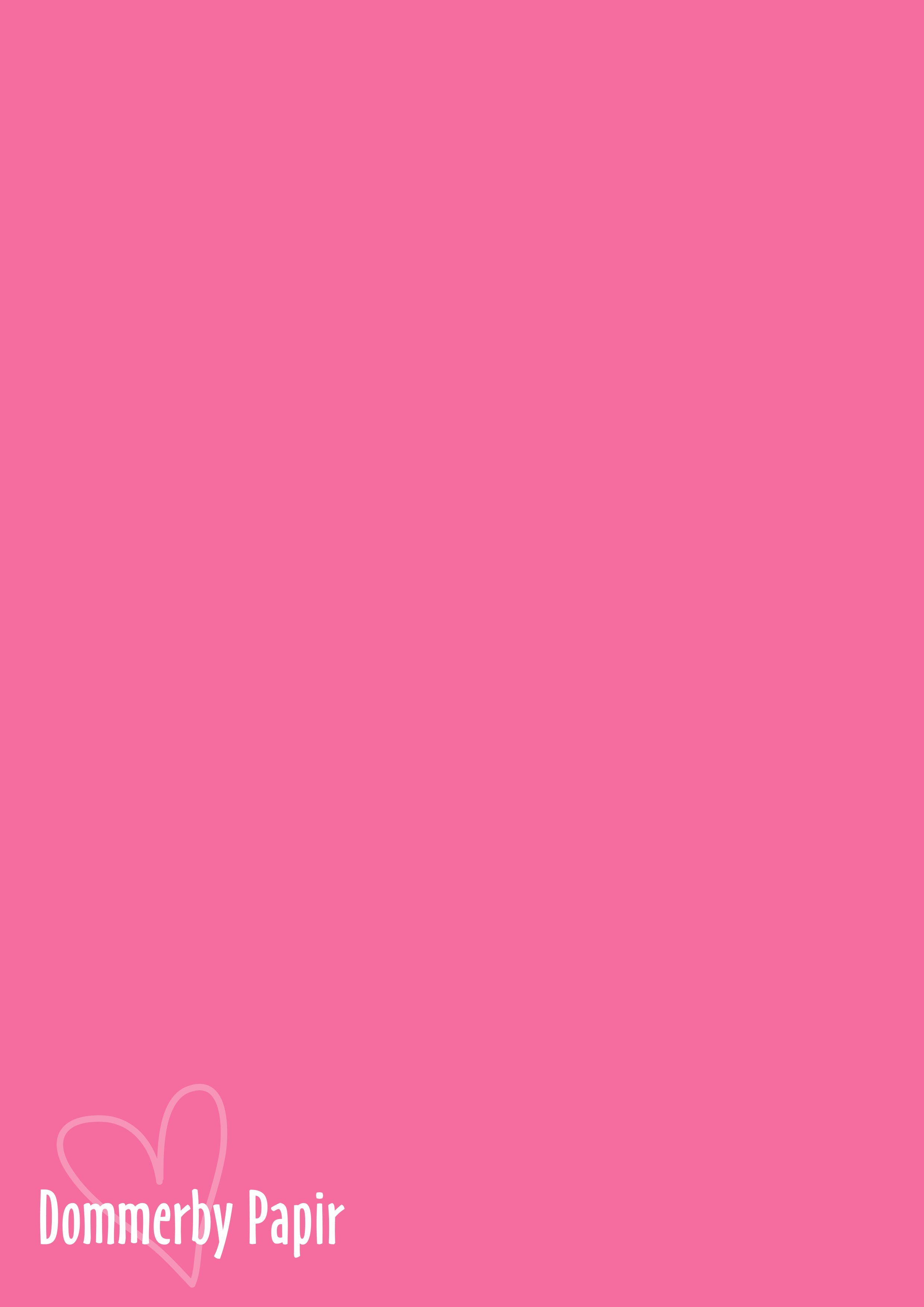 Papir Intensiv Pink A4 120 g - 5 stk - A130