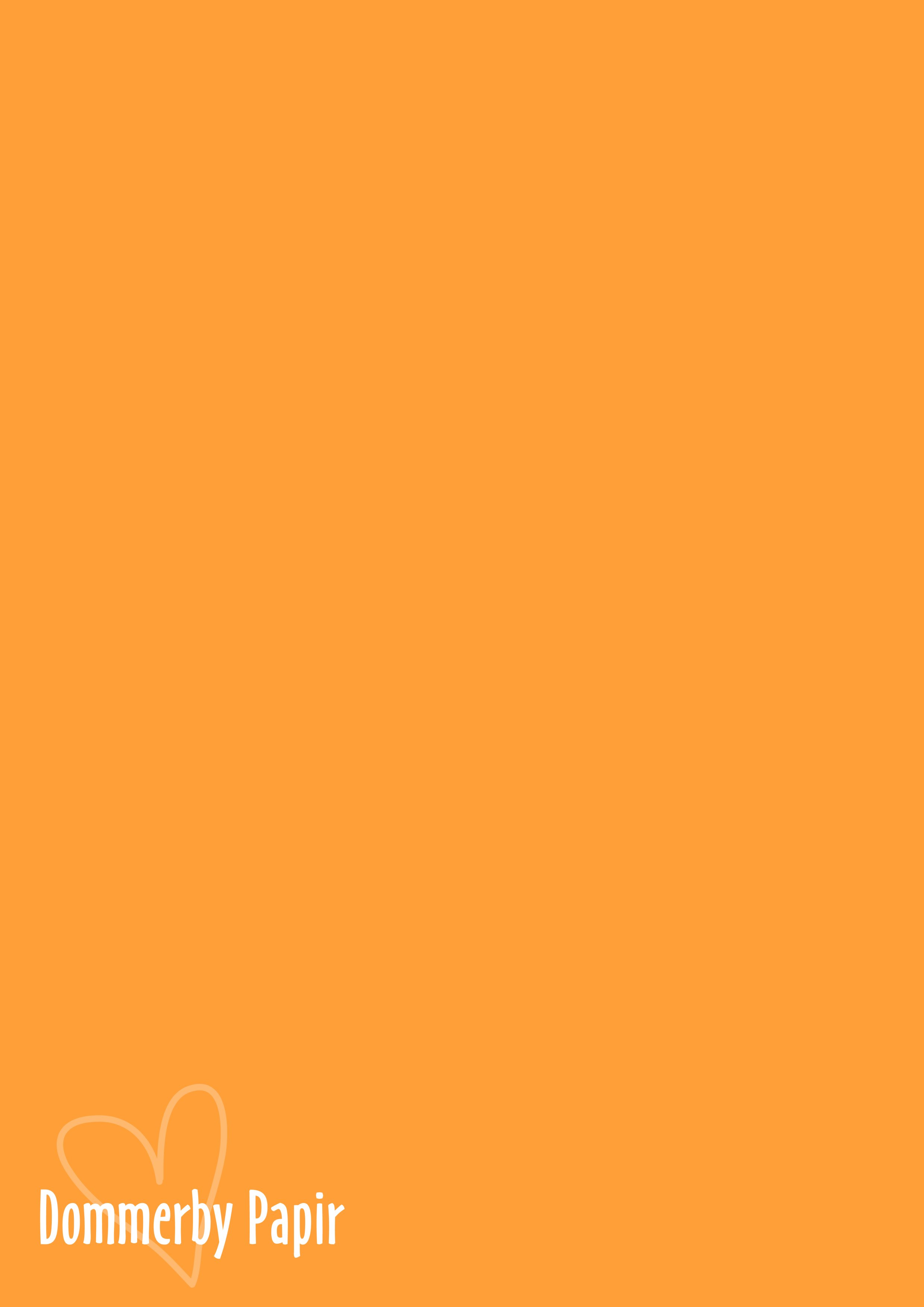 Papir Appelsin A4 120 g - 5 stk - A80