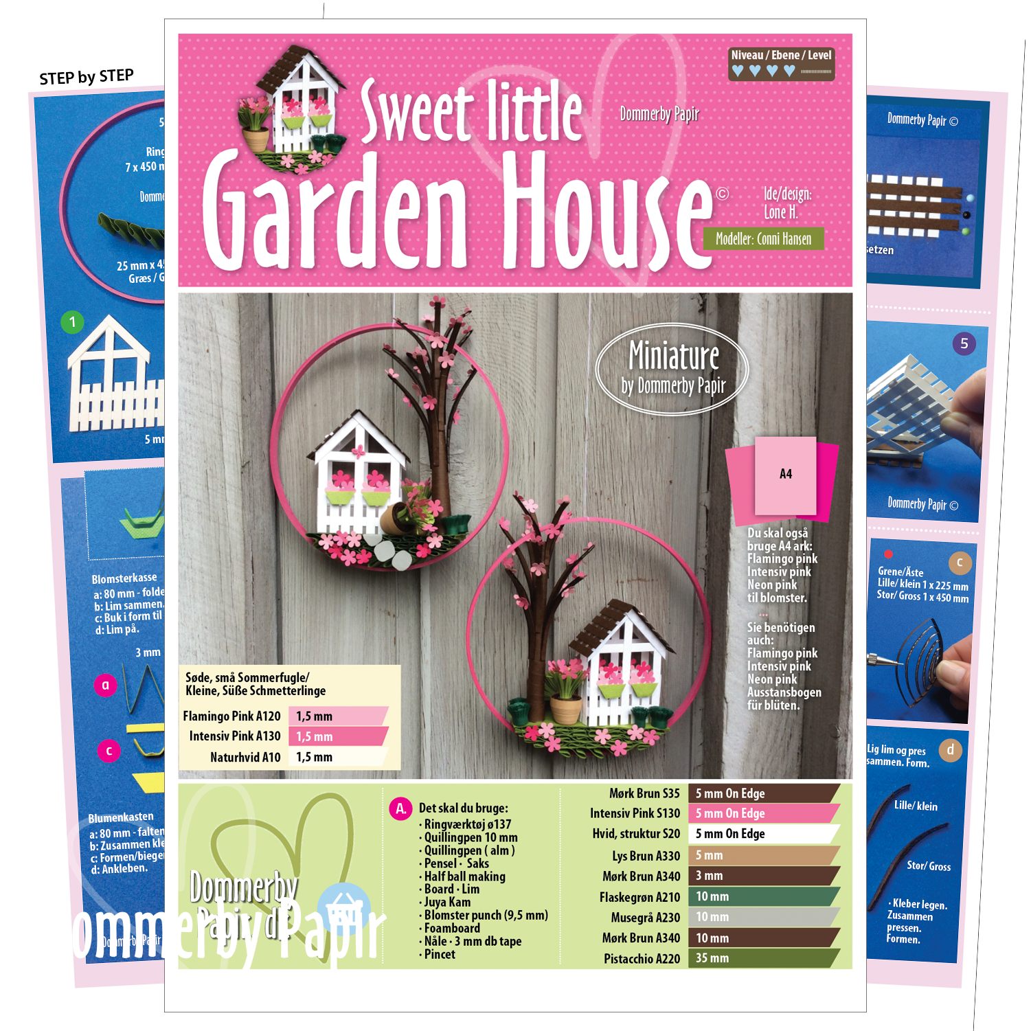 Sweet little garden house - Opskrift