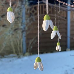 Ide-side Quilling Vinterg�kker (med trin for trin fotos) 