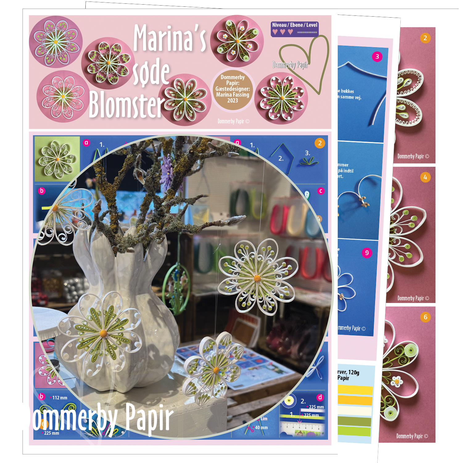 Marinas sde blomster - Opskrift