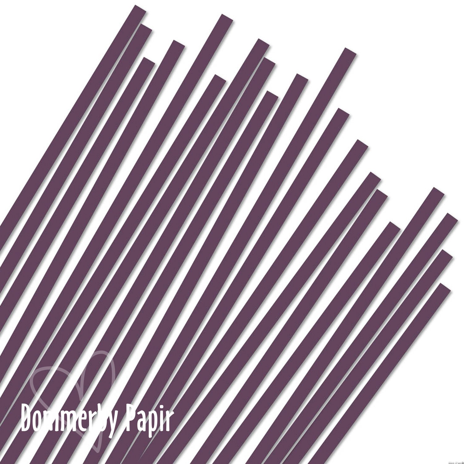 Quillingstrimler Bordeaux, 3 mm KMK