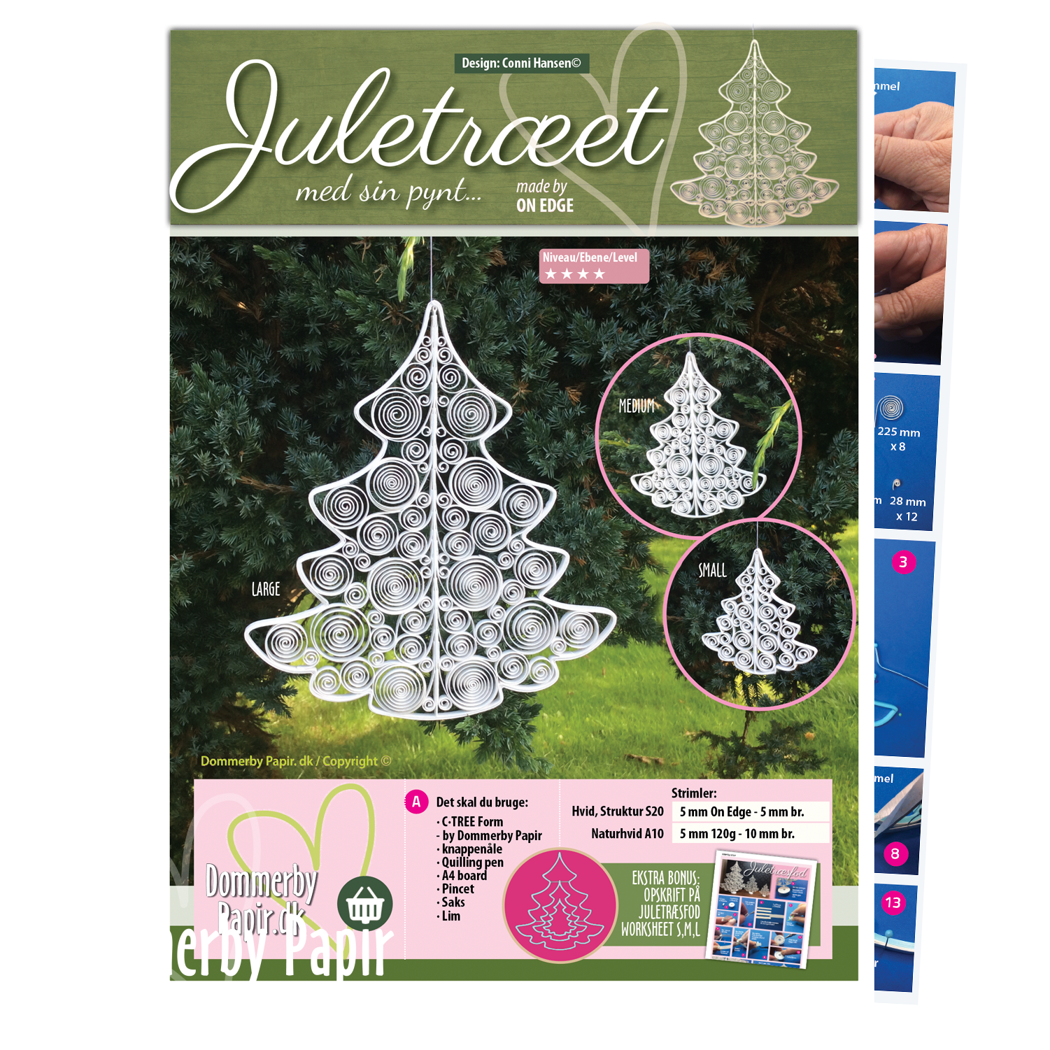 Juletret med sin pynt - Opskrift