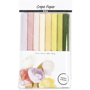 Crepepapir Pastelfarver CC Hobby