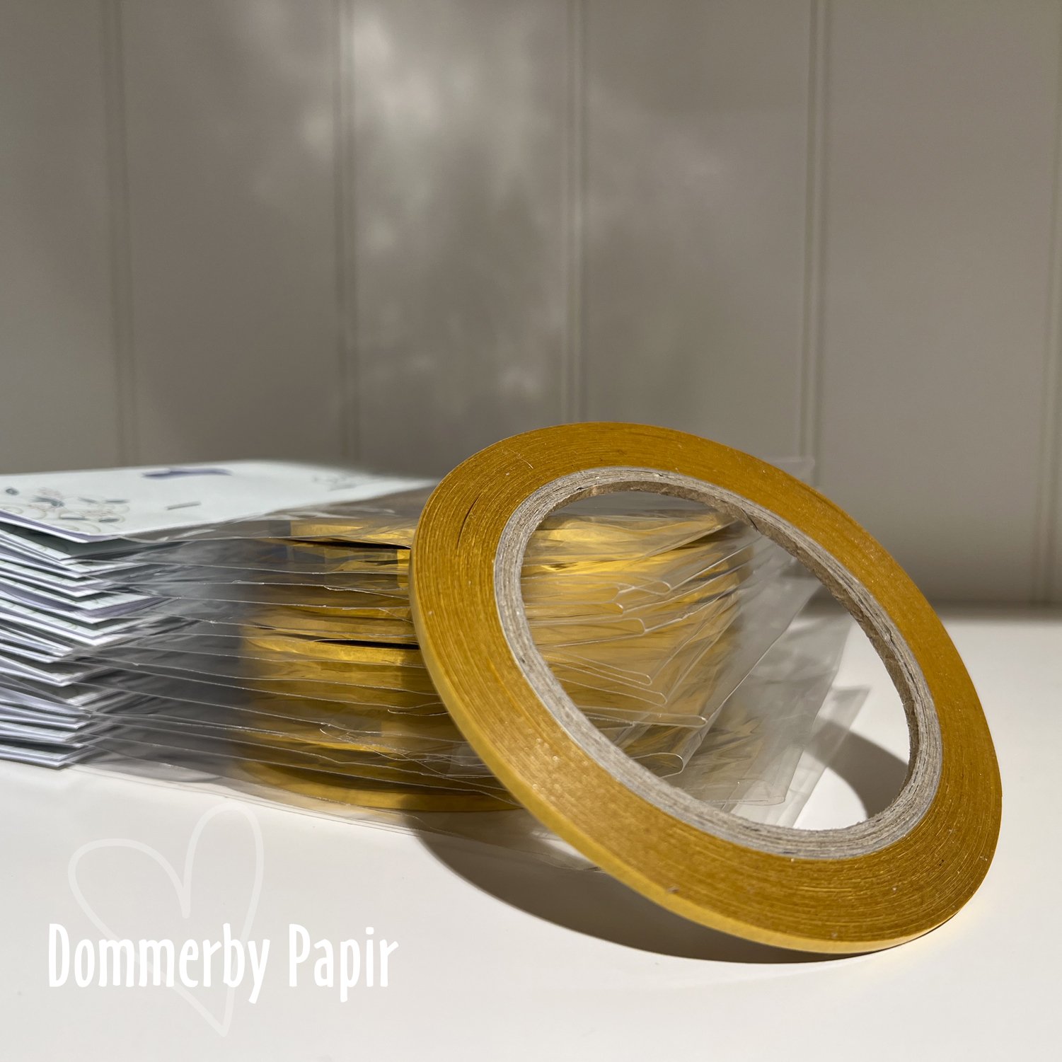 Dobbeltklbende tape, 3 mm