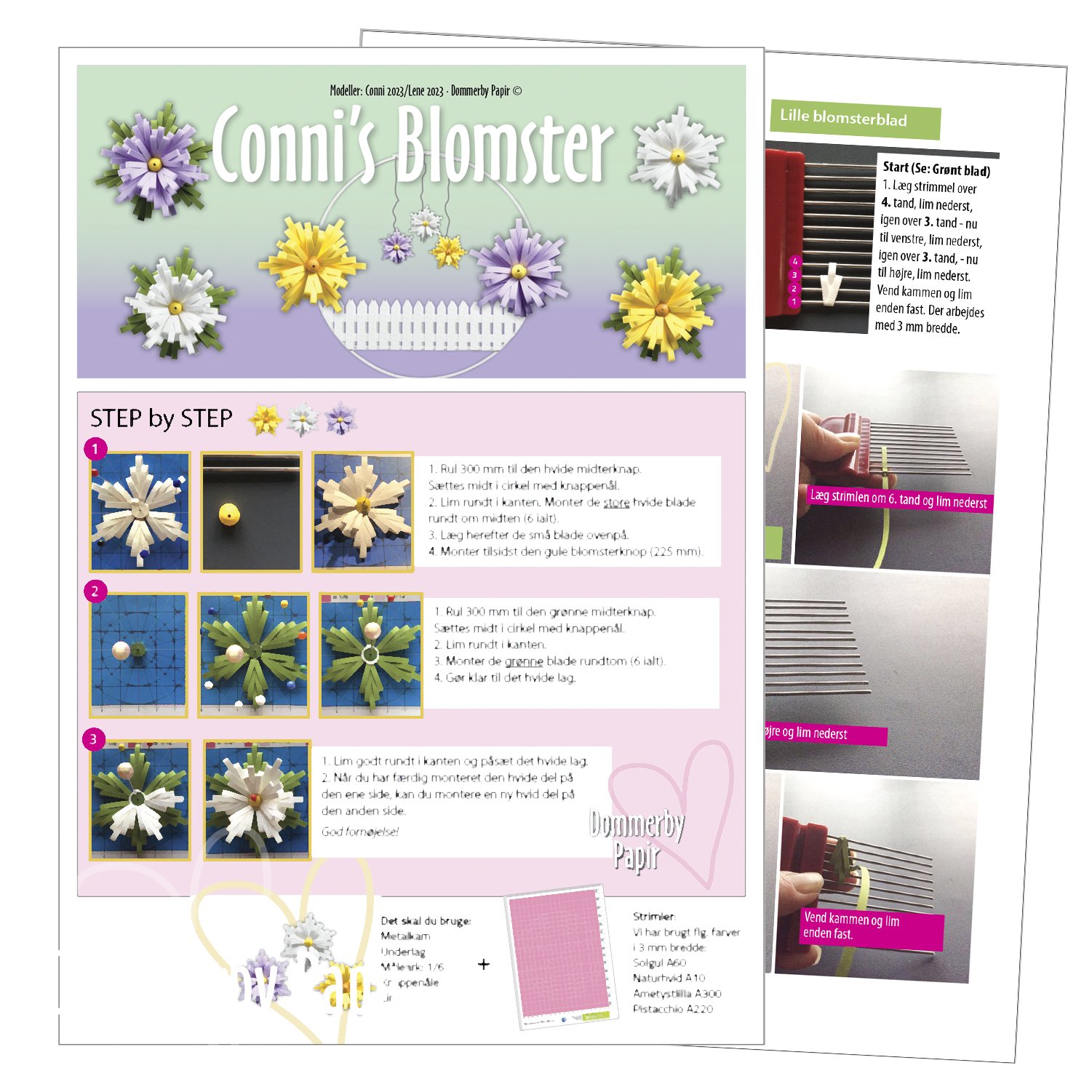 Conni's Blomster - Opskrift