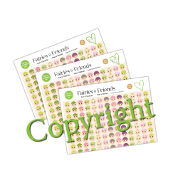 Fairies &amp; Friends Ansigter - Tilbehr