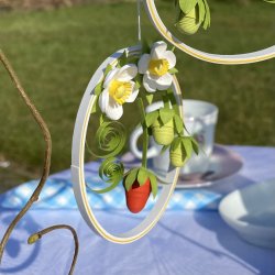 Instruktion Quilling Jordbr, Hanne Olesen