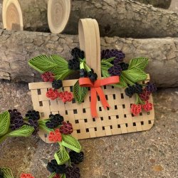 Instruktion Quilling Bromb�r, Hanne Olesen