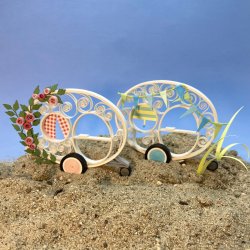 Ide-side Quilling Campingvogn (med trin for trin fotos) Hanne Olesen