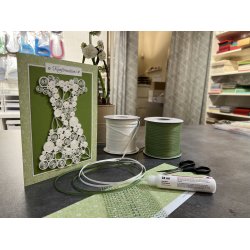 Konfirmation Kjole Quilling, Large - Opskrift