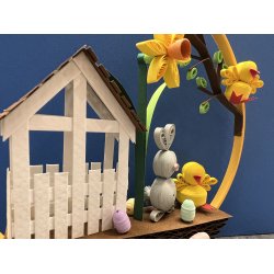 Sweet little garden house Easter - Opskrift