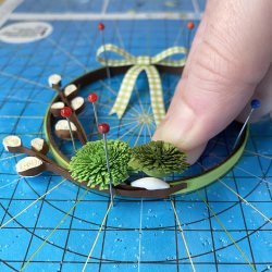 Instruktion Quilling pskekrans, Hanne Olesen