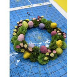 Instruktion Quilling pskekrans, Hanne Olesen