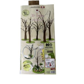 Karen Marie Klip Opskrift kit - 3D Trees with flowers