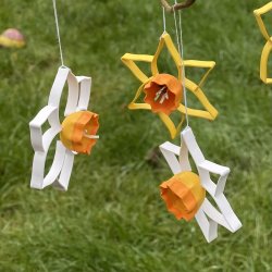 Instruktion Quilling Pskeliljer, Hanne Olesen