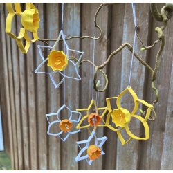 Instruktion Quilling Pskeliljer, Hanne Olesen