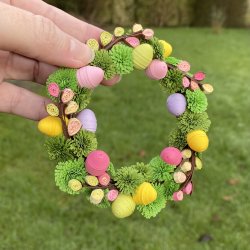 Instruktion Quilling pskekrans, Hanne Olesen