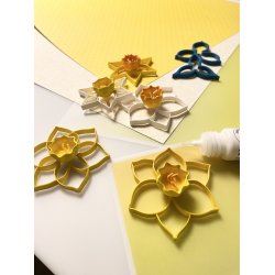 Instruktion Quilling Pskeliljer, Hanne Olesen