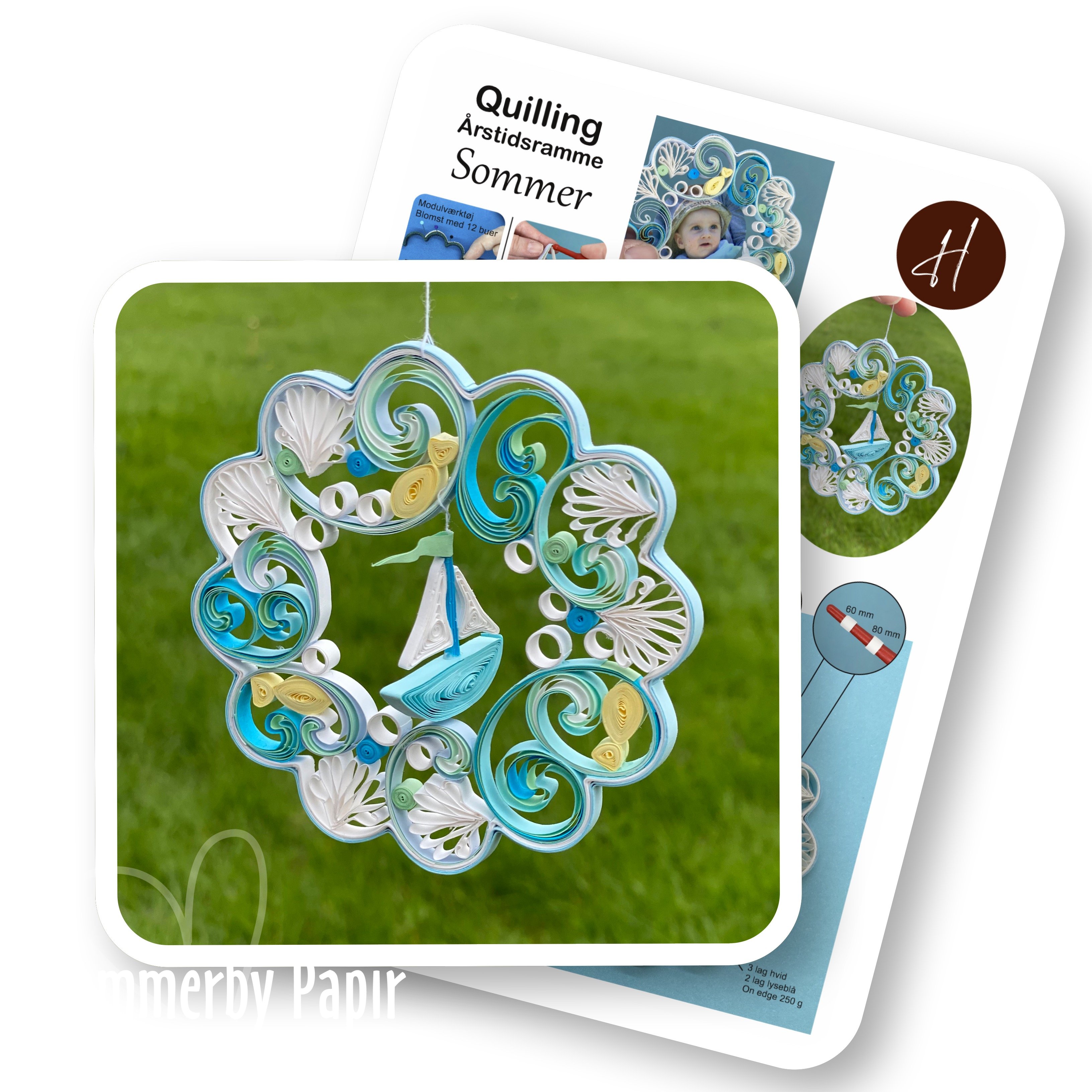 Ide-side �rstidsramme Sommer (med trin for trin fotos) 