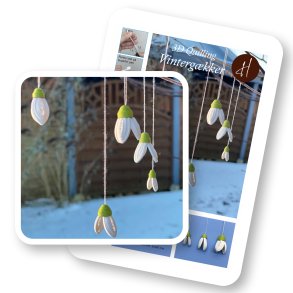 Ide-side Quilling Vinterg�kker (med trin for trin fotos) 