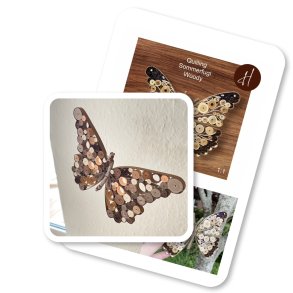 Ide-side Sommerfugl Woody (ikke instruktion) Hanne Olesen