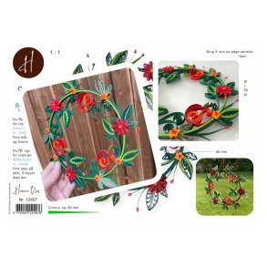 Instruktion Britt Mari krans Variant 1, Hanne Olesen