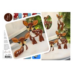 Instruktion Quilling R�dyr, Hanne Olesen