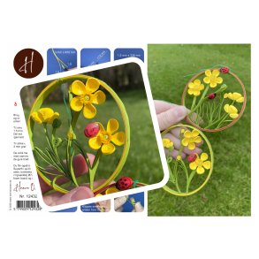 Instruktion Quilling Sm�rblomst, Hanne Olesen