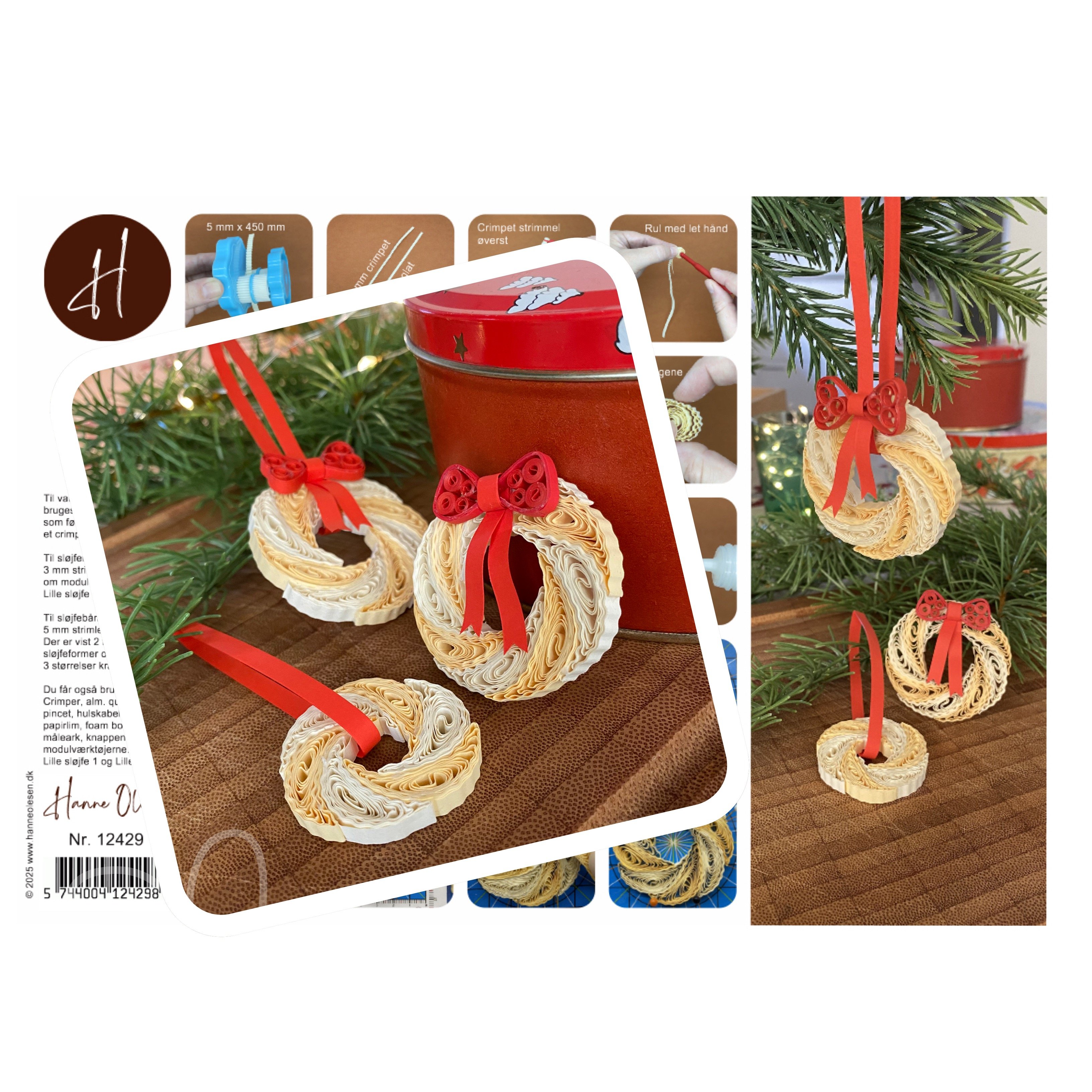 Instruktion Vaniljekrans med sljfe, Hanne Olesen