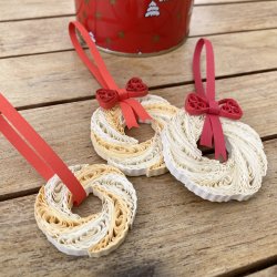 Instruktion Vaniljekrans med sljfe, Hanne Olesen