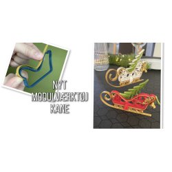 Instruktion Quilling Julekane, Hanne Olesen