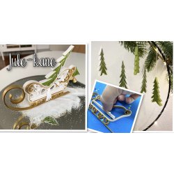 Instruktion Quilling Julekane, Hanne Olesen