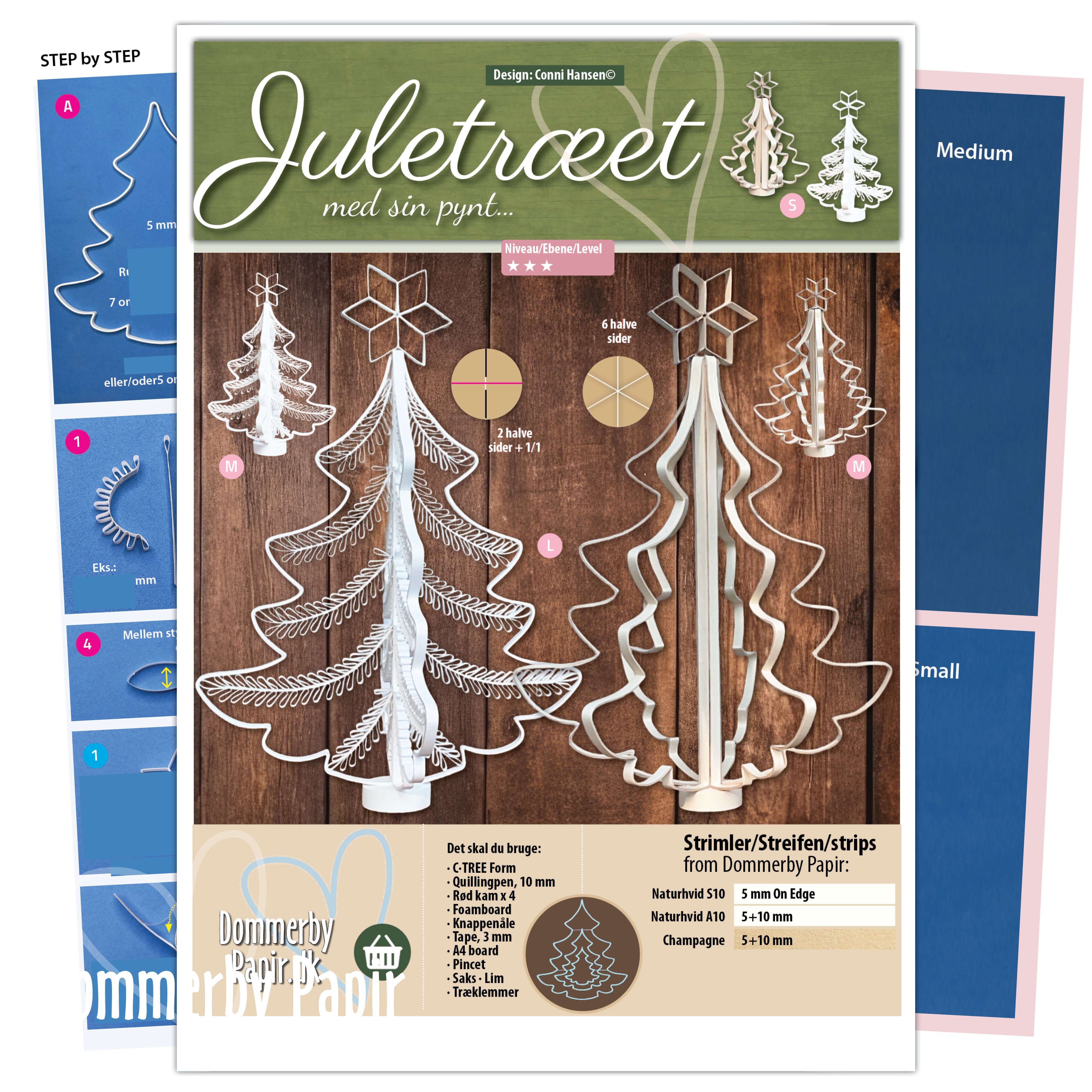 Juletret med sin pynt 2 - Opskrift