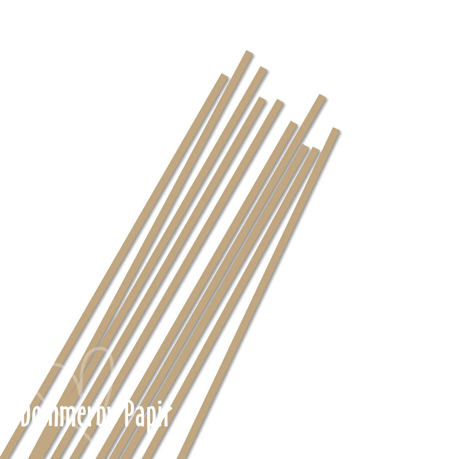 Quillingstrimler Light Brown, 3 mm KMK