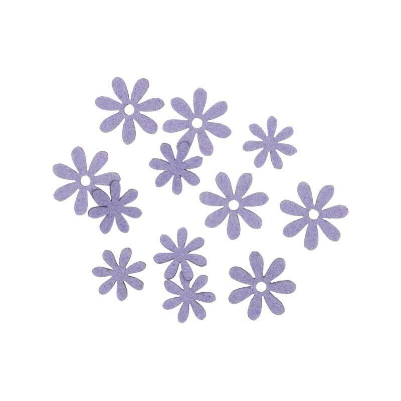 Halbach Filt blomster, Lilla