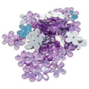 Strblomster til bordet, flot lilla, 16 mm