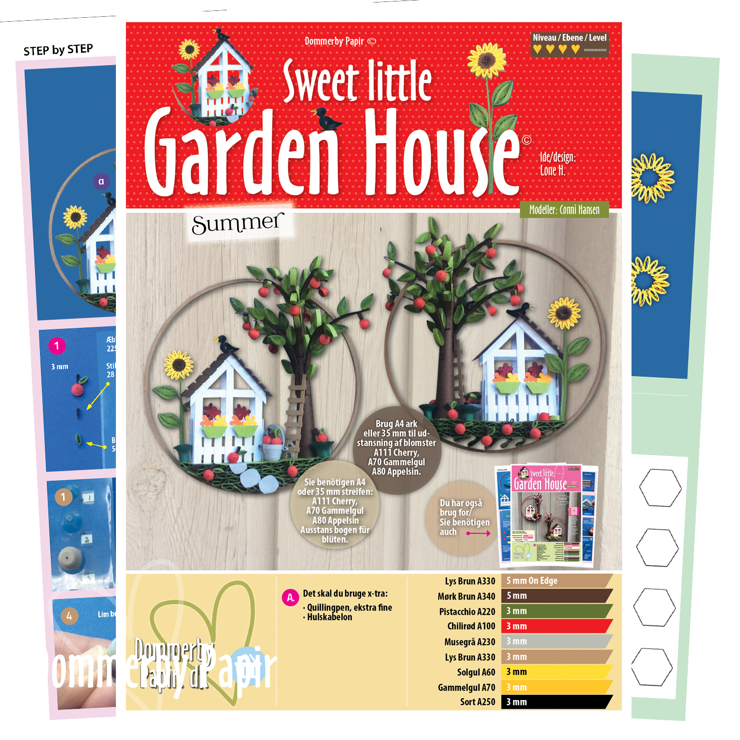 Sweet little Garden House SOMMER - Opskrift