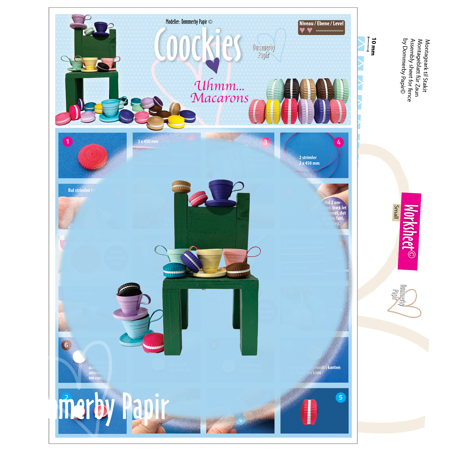 Macarons mini - Opskrift