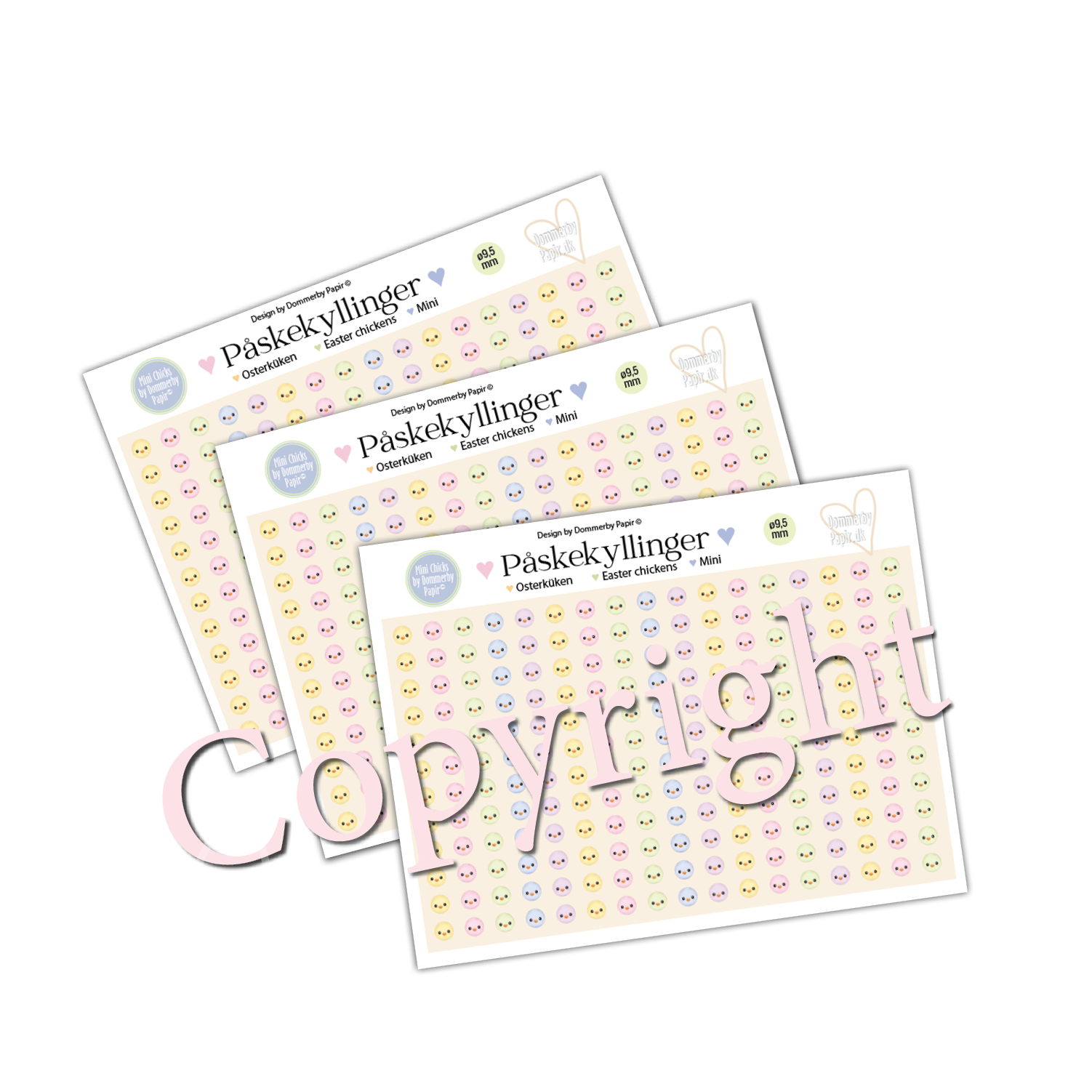 P�skekyllinger Mini Ansigter - Tilbeh�r