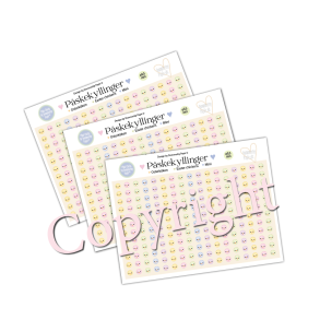 P�skekyllinger Mini Ansigter - Tilbeh�r