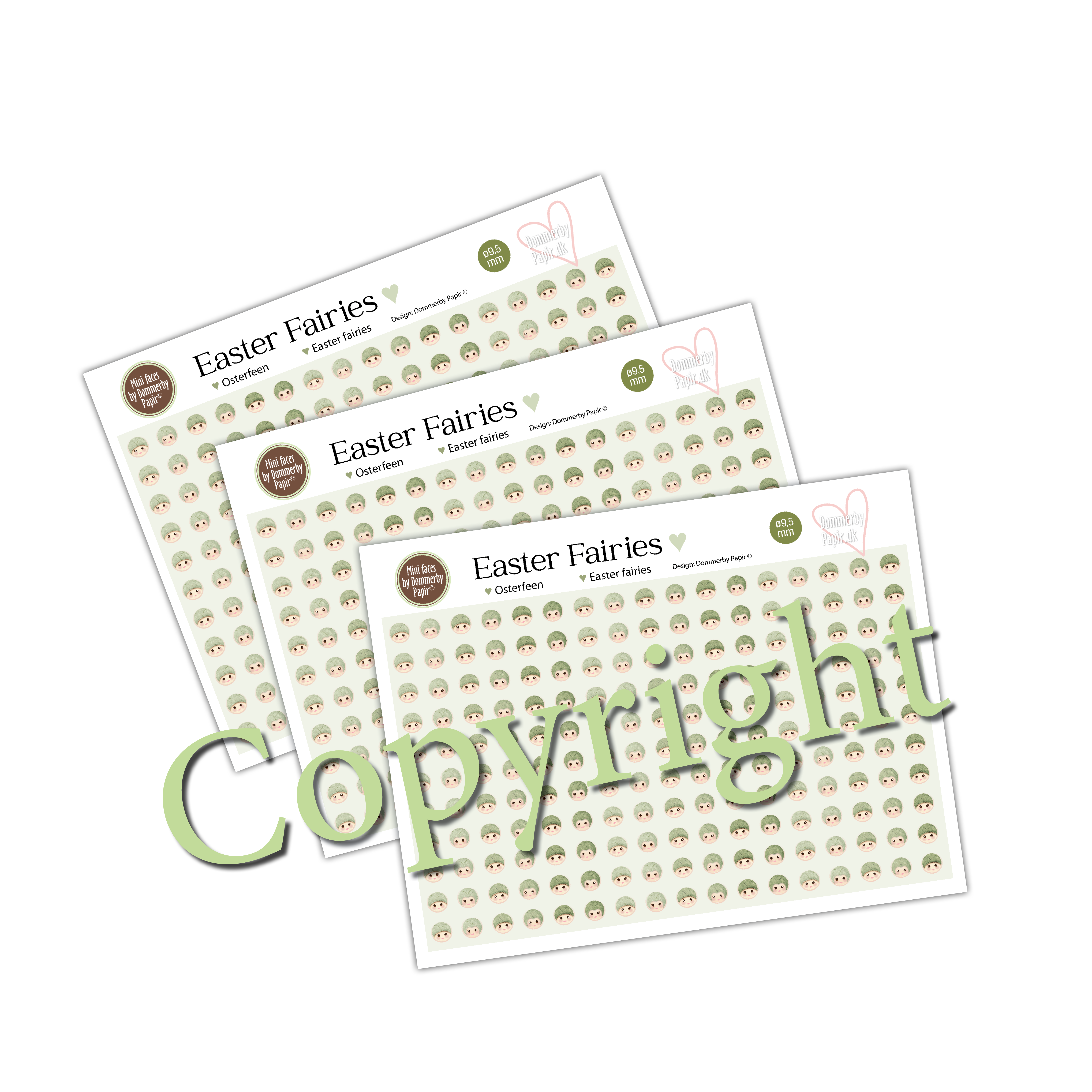 P�skepiger Mini Ansigter - Tilbeh�r