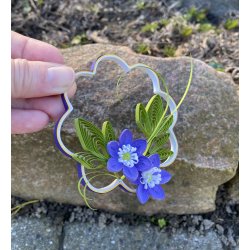 Instruktion Quilling Anemone, Hanne Olesen