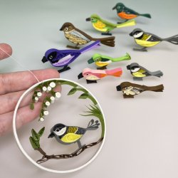 Modulværktøj Fugl 4,3 cm, Hanne Olesen