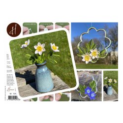 Instruktion Quilling Anemone, Hanne Olesen