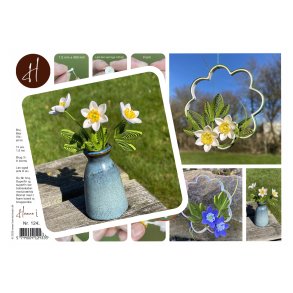 Instruktion Quilling Anemone, Hanne Olesen