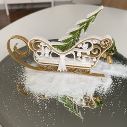 Instruktion Quilling Julekane, Hanne Olesen