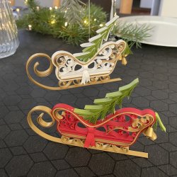 Instruktion Quilling Julekane, Hanne Olesen