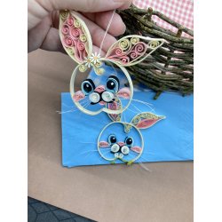 Instruktion Quilling Kaniner, Hanne Olesen