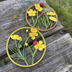 Instruktion Quilling Sm�rblomst, Hanne Olesen